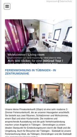 Vorschau der mobilen Webseite www.gartenhaus-ferienwohnung.de, Ferienwohnung Everding