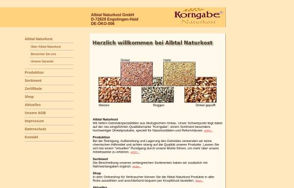 Vorschau von www.naturgabe.de, Naturgabe Vollkornbäckerei GmbH