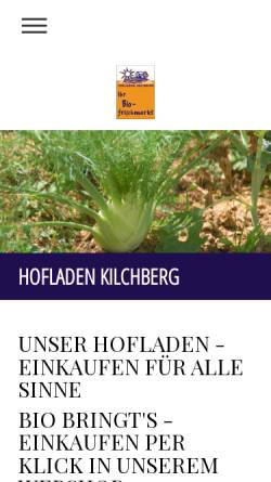 Vorschau der mobilen Webseite www.hofladen-kilchberg.de, Hofladen Kilchberg