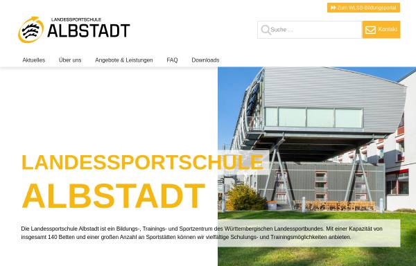 Vorschau von www.ls-albstadt.de, Landessportschule Albstadt
