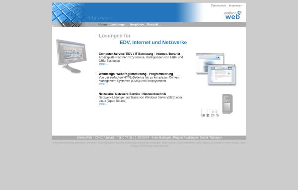Vorschau von www.walkerweb.de, WalkerWeb - Holger Walker