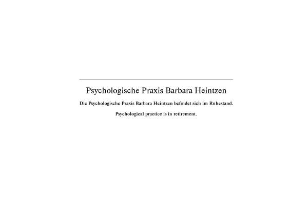 Psychologische Praxis Barbara Heintzen