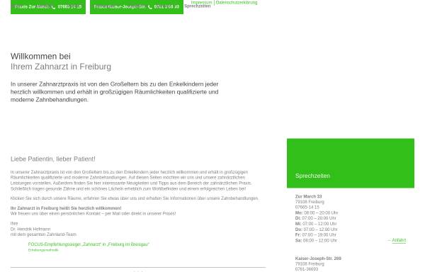 Vorschau von www.daszahnland.de, Das Zahnland, Dr. Michaela und Dr. Hendrik Hofmann