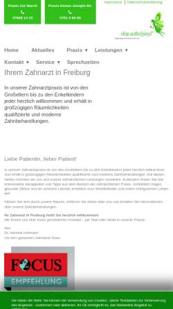 Vorschau der mobilen Webseite www.daszahnland.de, Das Zahnland, Dr. Michaela und Dr. Hendrik Hofmann