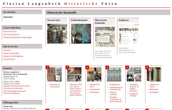 Vorschau von www.historische-tueren.de, Historisches Freiburg