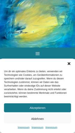 Vorschau der mobilen Webseite christina-hanser.de, Christina Hanser