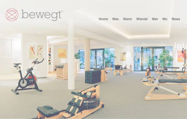 Vorschau von www.bewegt.org, Bewegt Studio für Gyrotonic und Pilates