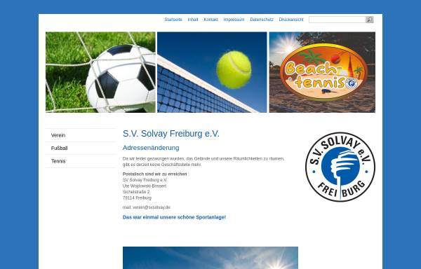 Vorschau von www.svsolvay.de, SV Solvay