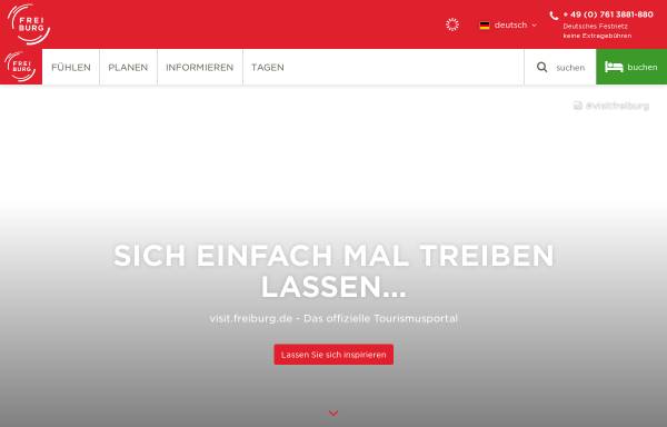Tourismus-Portal der Stadt Freiburg