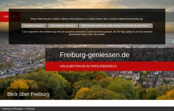 Vorschau von www.freiburg-geniessen.de, Freiburg - Geniessen