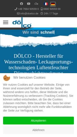 Vorschau der mobilen Webseite www.doelco.de, Dölco GmbH