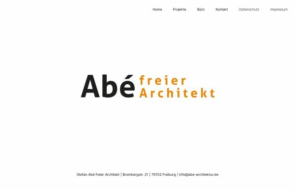 Vorschau von abe-architektur.de, Offenes Planwerk, Stefan Abé