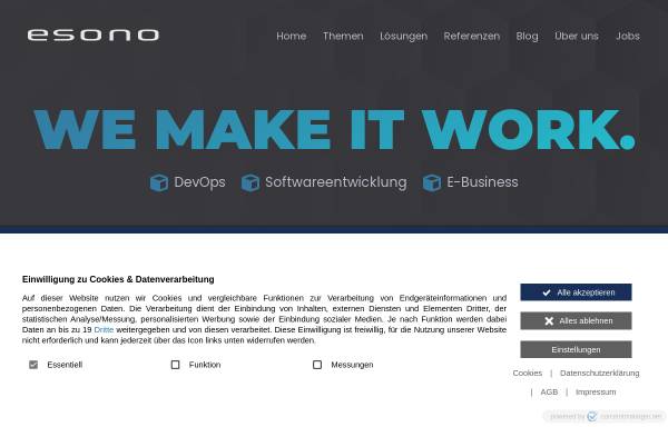 Vorschau von www.esono.de, Esono AG