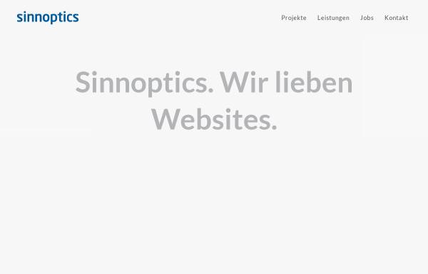 Vorschau von www.sinnoptics.de, Sinnoptics