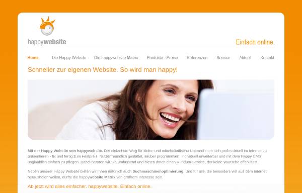 Vorschau von www.happy-website.de, Happy website, Ingmar Zimmermann