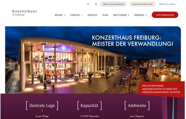 Vorschau von www.konzerthaus.freiburg.de, FWTM Konzerthaus Freiburg