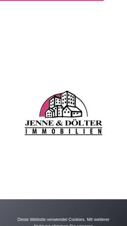Vorschau der mobilen Webseite www.jennedoelter.de, Jenne & Dölter Immobilien