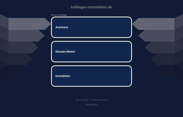 Vorschau von www.kollinger-immobilien.de, Kollinger Immobilien