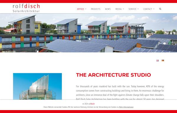 Vorschau von www.rolfdisch.de, Rolf Disch Architekt