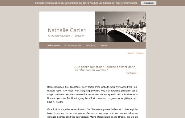 Fachübersetzungen Nathalie Cazier