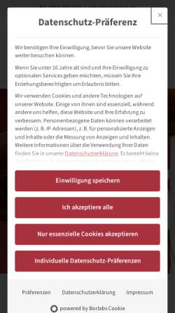 Vorschau der mobilen Webseite www.kanzleisek.de, Kanzlei SEK - Prof. Dr. Klimsch & Partner