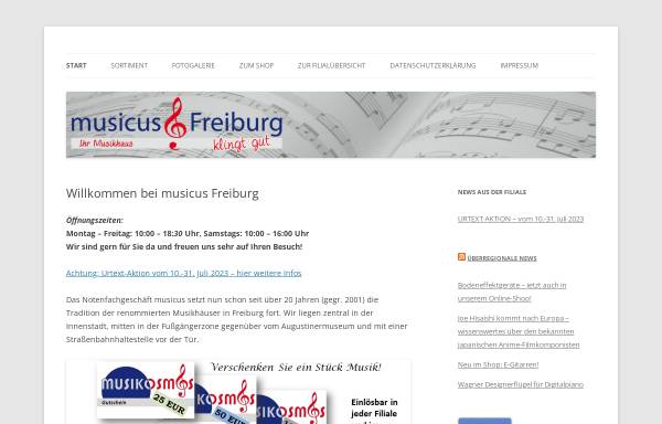 Vorschau von www.musicus-freiburg.de, MGS Loib GmbH
