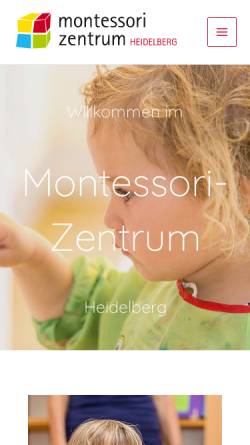 Vorschau der mobilen Webseite montessori-heidelberg.de, Montessorizentrum Heidelberg