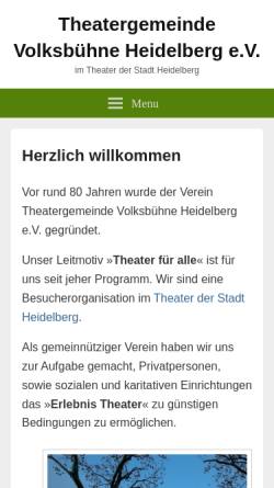 Vorschau der mobilen Webseite theatergemeinde-heidelberg.de, Theatergemeinde Volksbühne Heidelberg e.V.