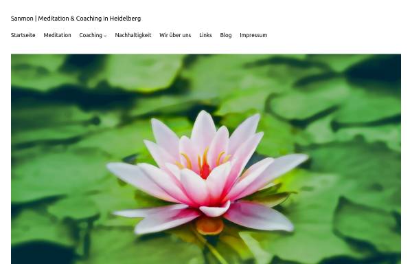 Vorschau von www.meditation-coaching-heidelberg.de, Sanmon - Meditation & Coaching