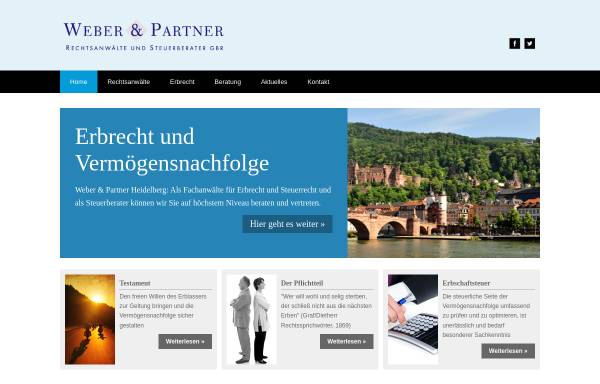 Vorschau von www.weberundpartner.de, Weber & Partner
