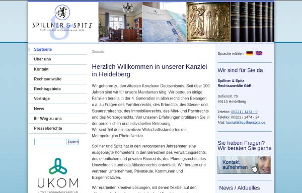 Vorschau von www.spillnerspitz.de, Spillner & Spitz Rechtsanwälte GbR