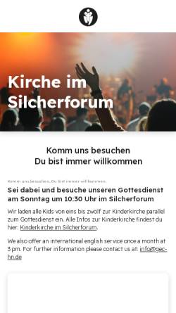 Vorschau der mobilen Webseite gec-heilbronn.de, GEC - Gemeinschaft Entschiedener Christen