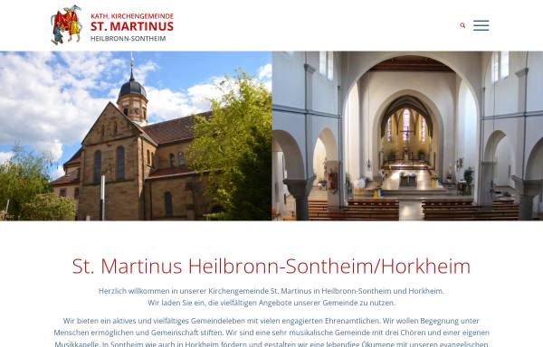 Vorschau von www.martinus-hn.de, Kirchengemeinde St. Martinus