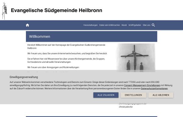 Vorschau von www.suedgemeinde.de, Evangelische Südgemeinde