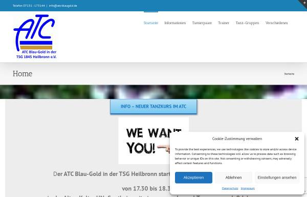 Vorschau von www.atc-blau-gold.de, ATC Blau-Gold Heilbronn e.V.