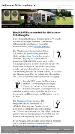 Vorschau der mobilen Webseite www.hnsgi.de, Heilbronner Schützengilde
