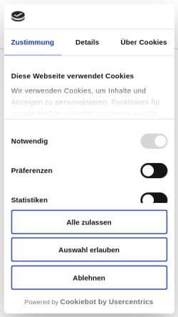 Vorschau der mobilen Webseite comeniusrealschule.de, Comenius Realschule