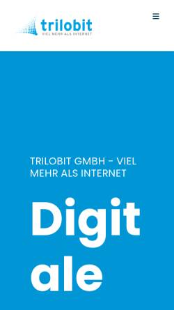 Vorschau der mobilen Webseite www.trilobit.de, Trilobit GmbH