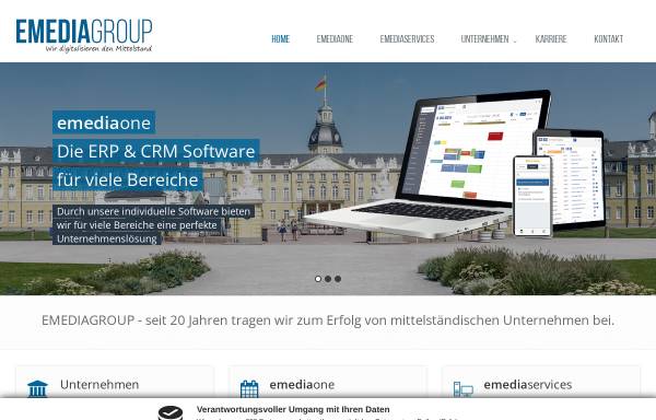 Vorschau von www.emediagroup.de, Emediagroup GmbH
