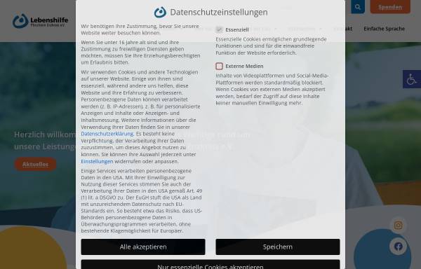 Vorschau von lebenshilfe-pforzheim.de, Lebenshilfe Pforzheim Enzkreis e.V.