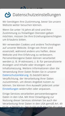 Vorschau der mobilen Webseite lebenshilfe-pforzheim.de, Lebenshilfe Pforzheim Enzkreis e.V.