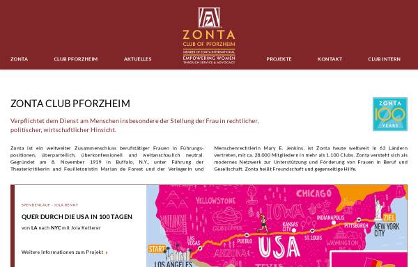 Vorschau von www.zonta-pforzheim.de, Zonta Club Pforzheim Area
