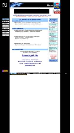 Vorschau der mobilen Webseite www.immosyst.de, George Kerpacs Vermittlungen