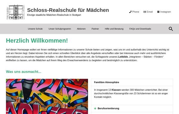 Vorschau von www.schloss-realschule-fuer-maedchen.de, Schloss-Realschule für Mädchen