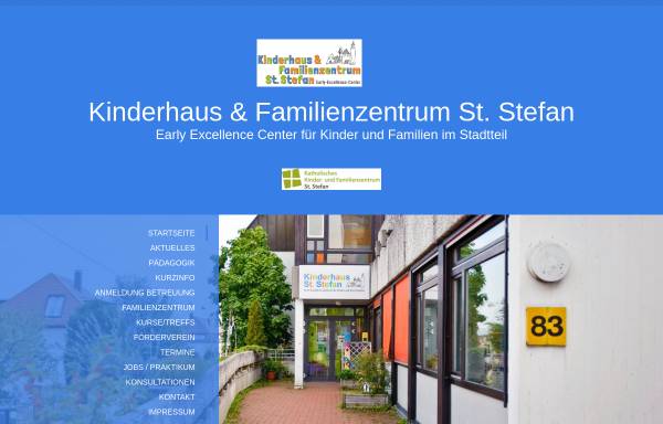 Vorschau von www.kinderhaus-sankt-stefan.de, Kinderhaus Sankt Stefan