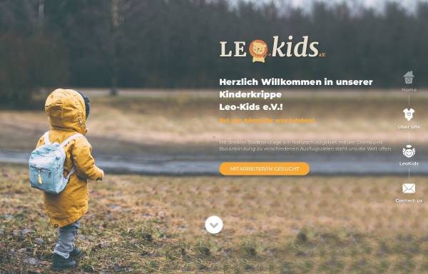 Vorschau von leokids.org, Leo-Kids e.V. - Qualifizierte Ganztagesbetreuung für Kleinkinder