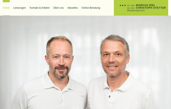 Vorschau von xn--hautrzte-degerloch-otb.de, Hautärzte Dr. Diel und Dr. Stetter