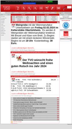 Vorschau der mobilen Webseite tvo-aktuell.de, TV Obertürkheim