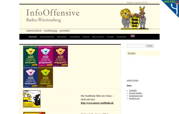 Vorschau von infooffensive.de, InfoOffensive Baden-Württemberg