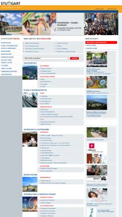 Vorschau der mobilen Webseite www.stgt.com, Stadtinformation Stuttgart
